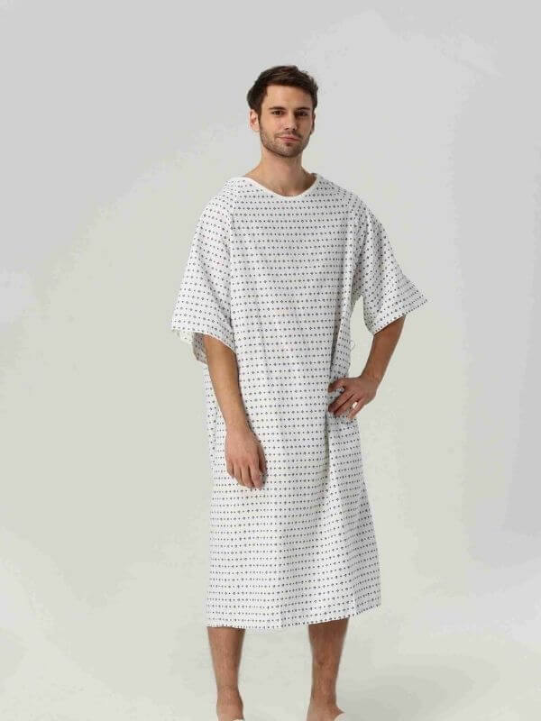 Patient Gowns, 100% Polyester, ADI