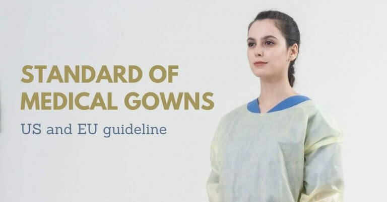 standard of medical gowns