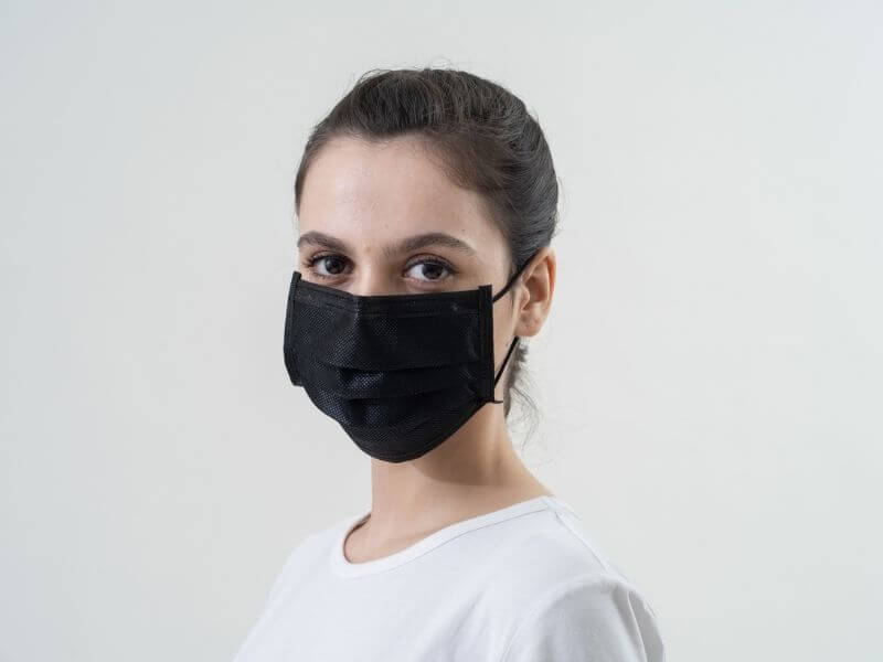 Black Surgical Face Mask ASTM Level 1