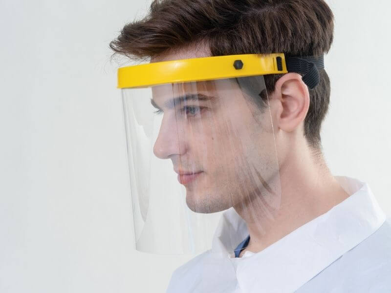 Face Shield from side