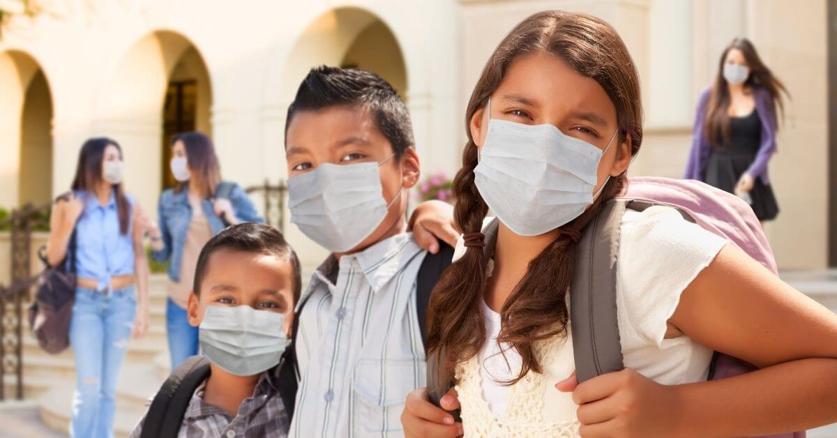 Benefits of children wearing masks